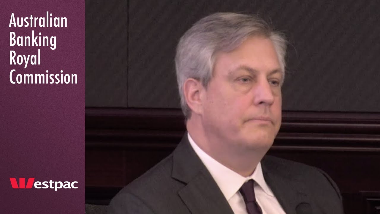 The CEO of Westpac testifies at the Banking Royal Commission