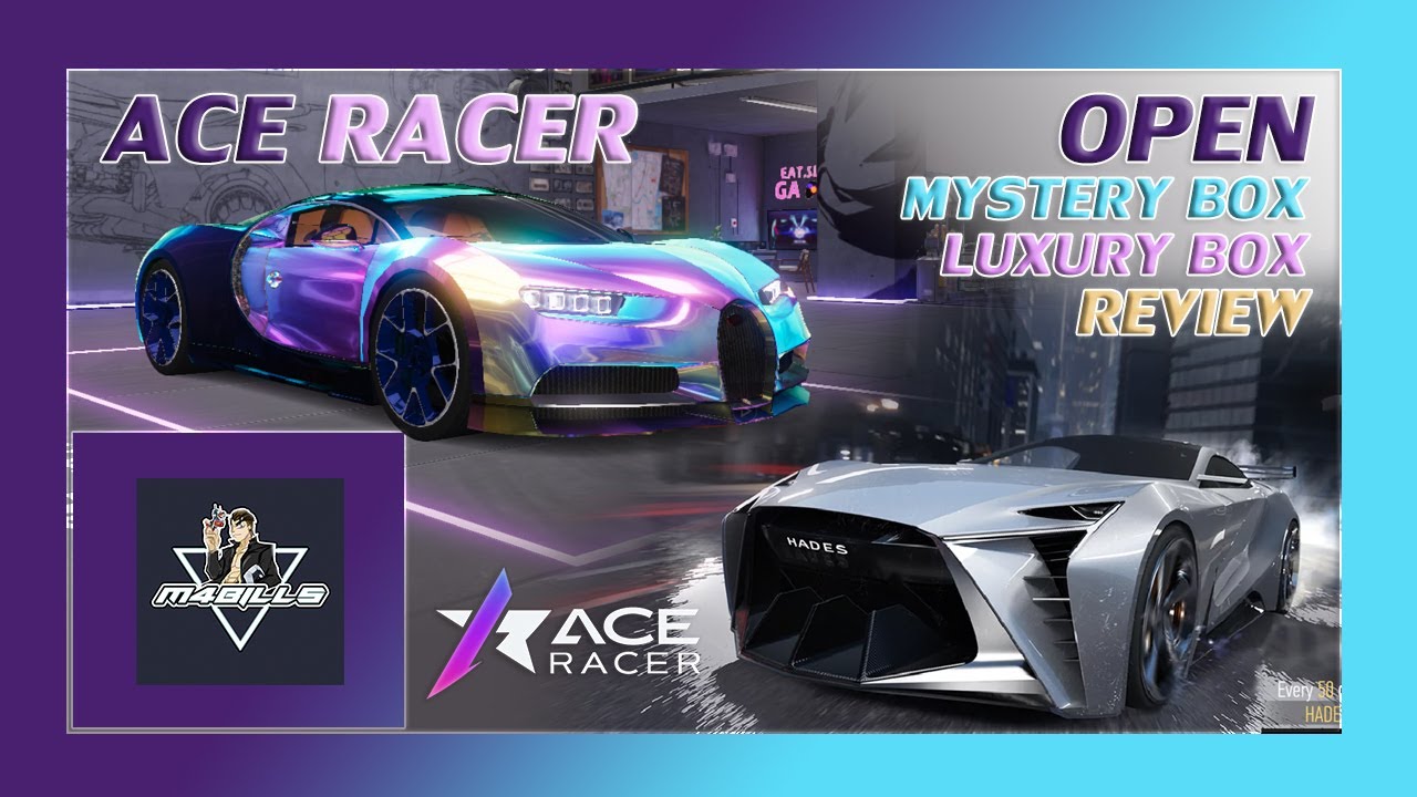 เปิดกล่องสุ่ม HADES + BUGATTI CHIRON มาแล้ววววววววว !! | Ace Racer #M4BILLS