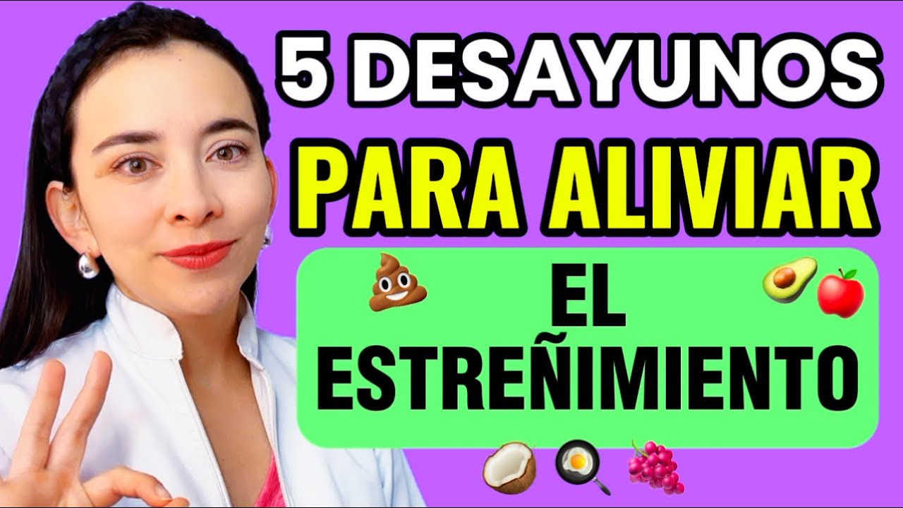 👉🏻5 DESAYUNOS para ALIVIAR el ESTREÑIMIENTO rápidamente✅