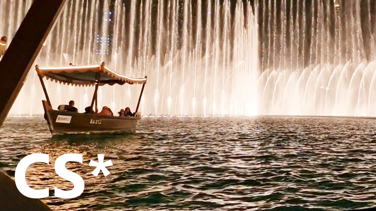 Dubai Fountain show & abra lake ride