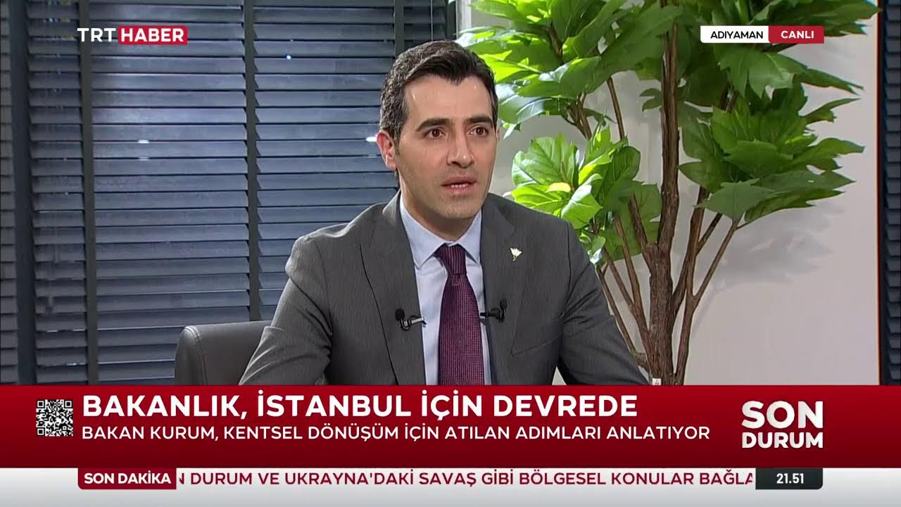 📡 Adıyaman’da TRT Haber ekranlarında Mücahit Eker’in sorularını yanıtlıyorum.