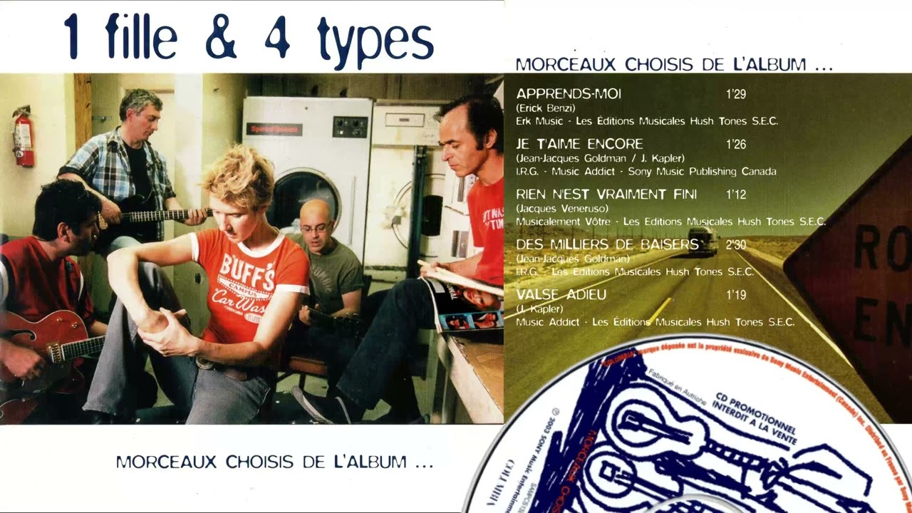 Celine Dion - 1 Fille & 4 Types (Morceaux choisis de l'album) Promo CD