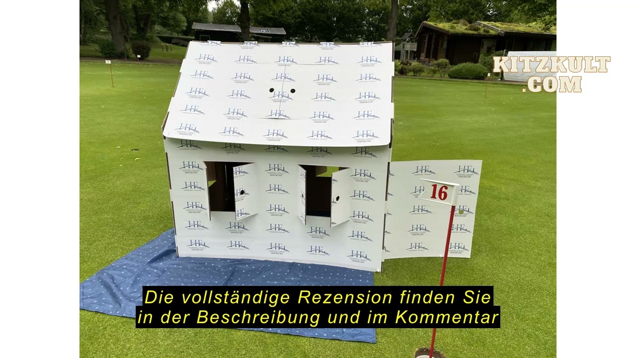 Produktbewertung Kinder Spielhaus Pappe Bastelkarton Haus Papphaus Karton Papier Kartonhaus Bastelka