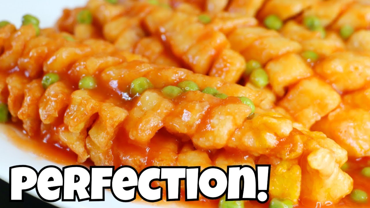 Идеальная хрустящая цветущая рыбка для китайского Нового года!