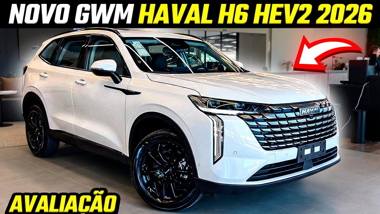 N0V0 GWM HAVAL H6 HEV2 2026 - O PAVOR DO COROLLA CROSS HIBRIDO!