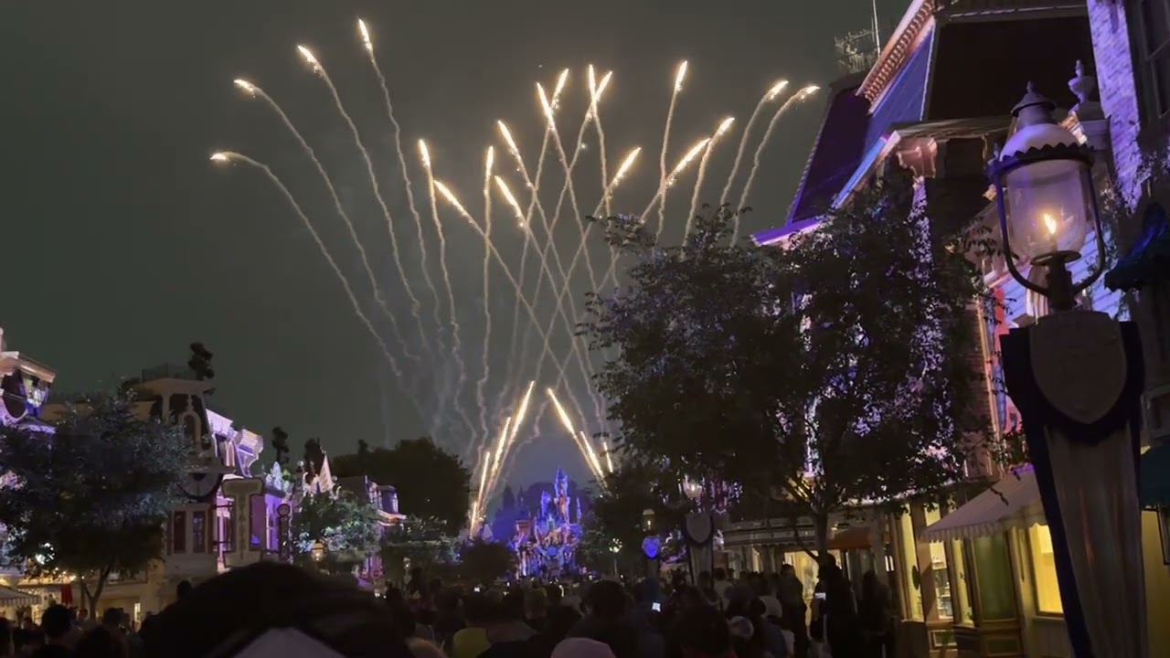 May 14,2023 DISNEYLAND Firework show from main street