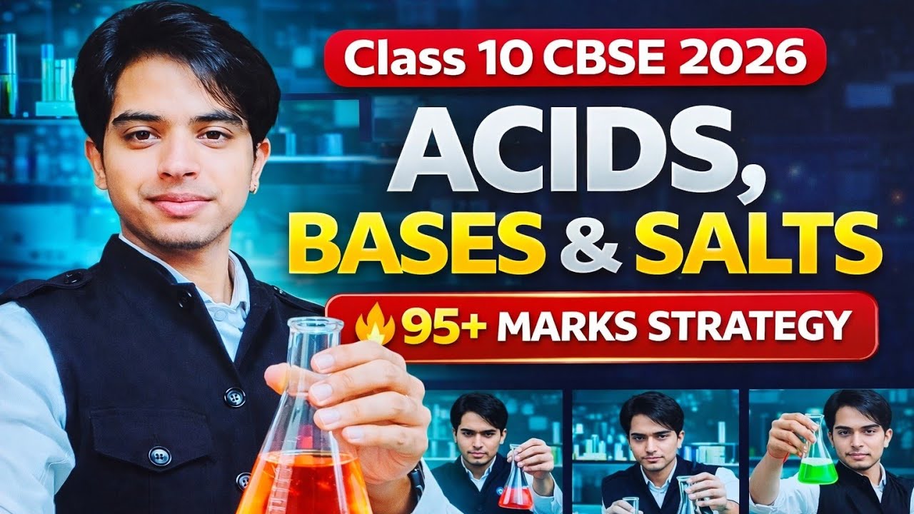 🔥 Class 10 Science Chapter 2 One Shot 2026 | Acids, Bases & Salts | 95+ Marks Strategy #cbse