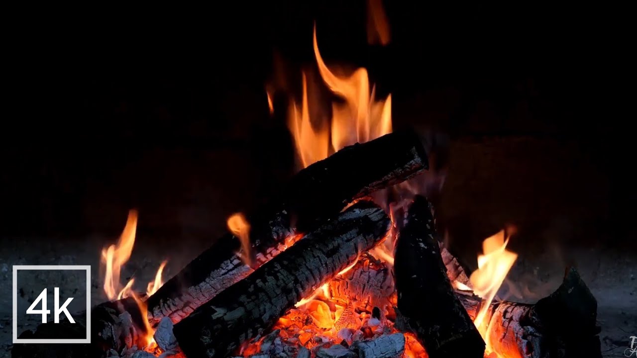 Relaxing FirePlace🔥1H of Burning FirePlace & Crackling Fire Sounds Ambience🪵🔥