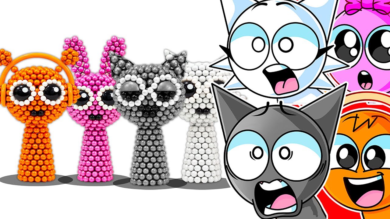 Самая УДОВЛЕТВОРИТЕЛЬНАЯ магнитная графика SPRUNKI SQUAD!