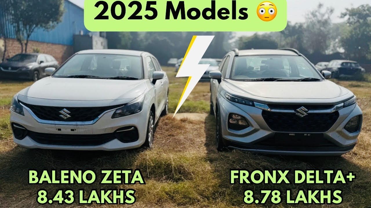Fronx Delta Plus 2025 VS Baleno 2025 Zeta | Detail Comparison
