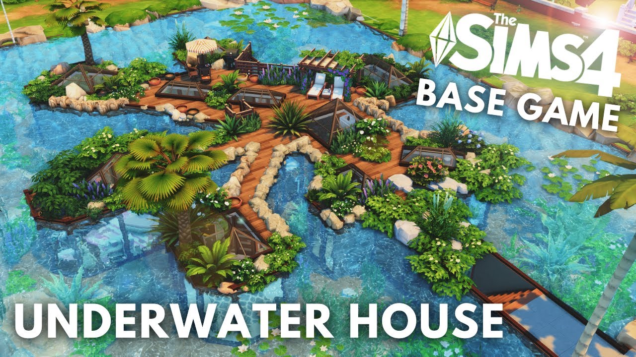 Underwater Family Home 🌊🌴 Base Game | No CC | Stop Motion Build | The Sims 4 House (no mods)