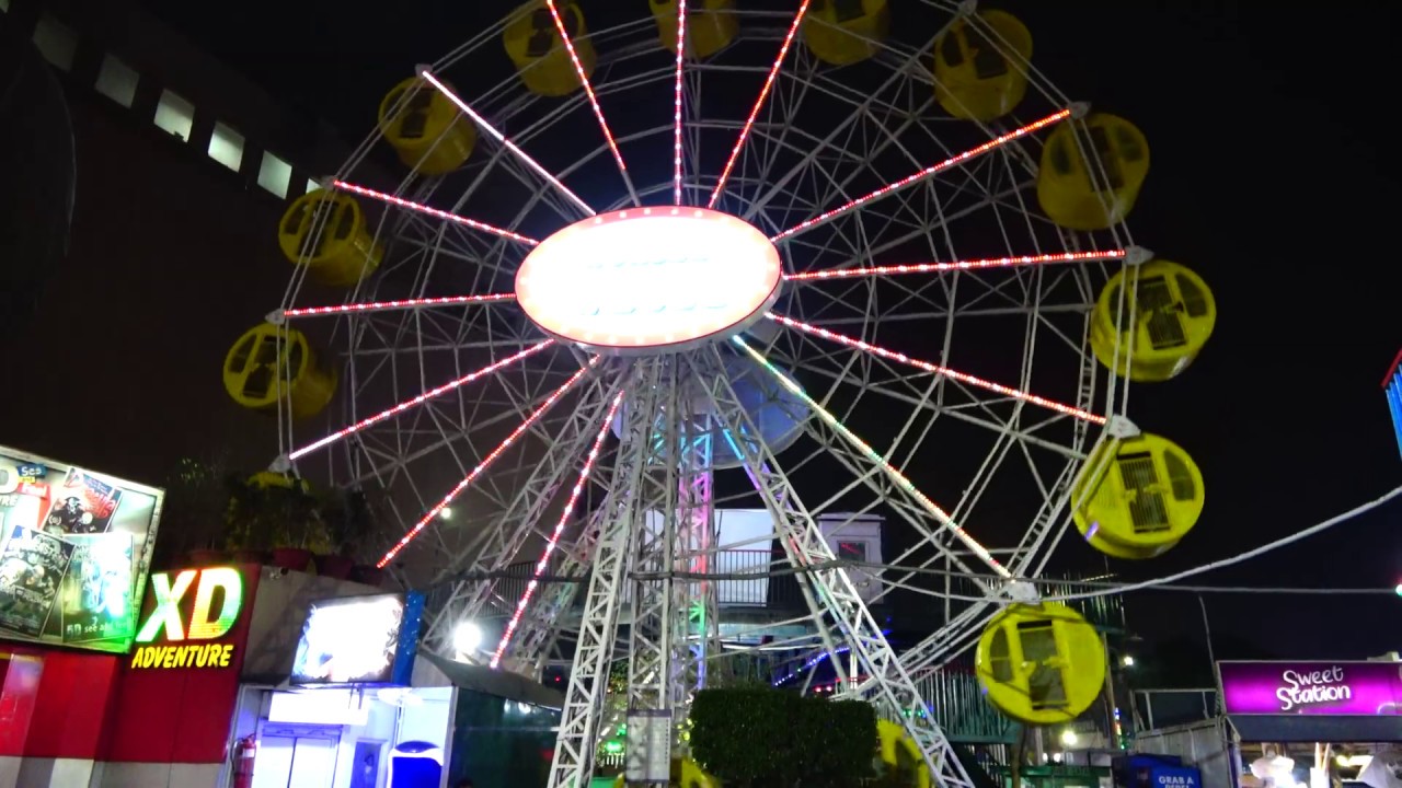 Ferris Wonder Wheel Ride at Joyland Theme Park Fortress Stadium Lahore Pakistan
