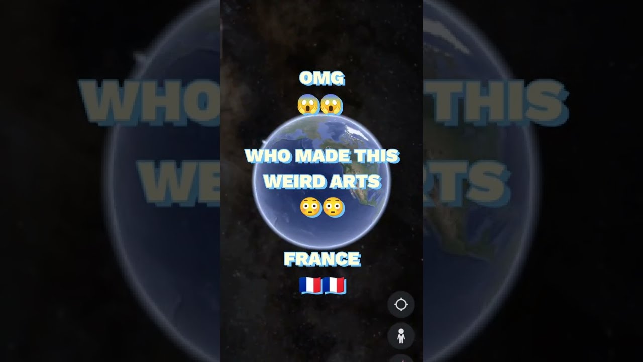 #131 Shocking😱 weird arts found in Google Earth🌍 #shorts#viral #trending #googleearth #shockingviews