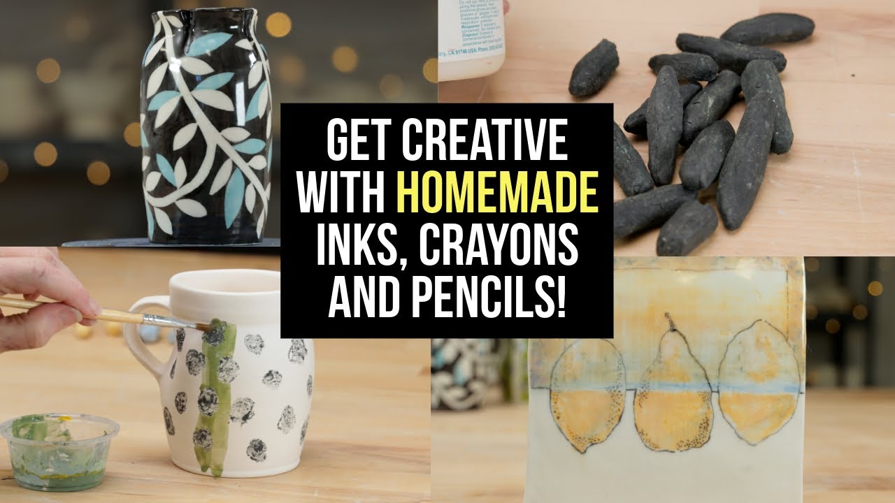 Diy Ceramic Decorating Tools: From Pencils To Crayons And Inks! Creative Ways To Use Them!