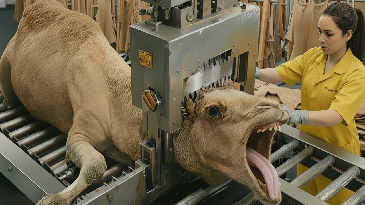 Inside the Camel Leather Factory – How Million-Dollar Goods Are Made (Full Process)