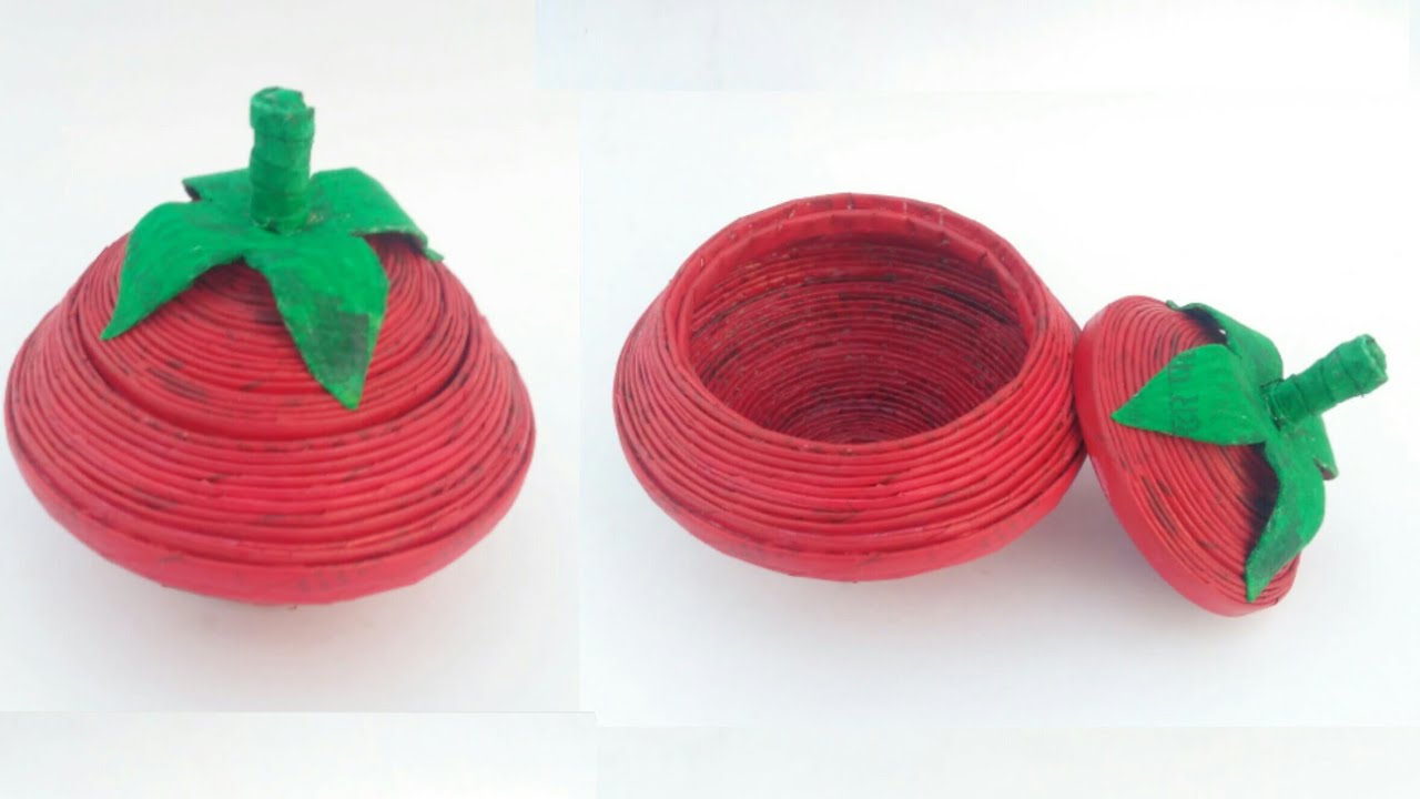 How to make newspaper bowl | paper tometo |centerpiece for table | newspaper bowl | HMA#