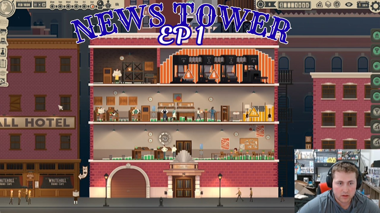Мы запускаем собственную газету. Новостная башня. Эпизод 1.
