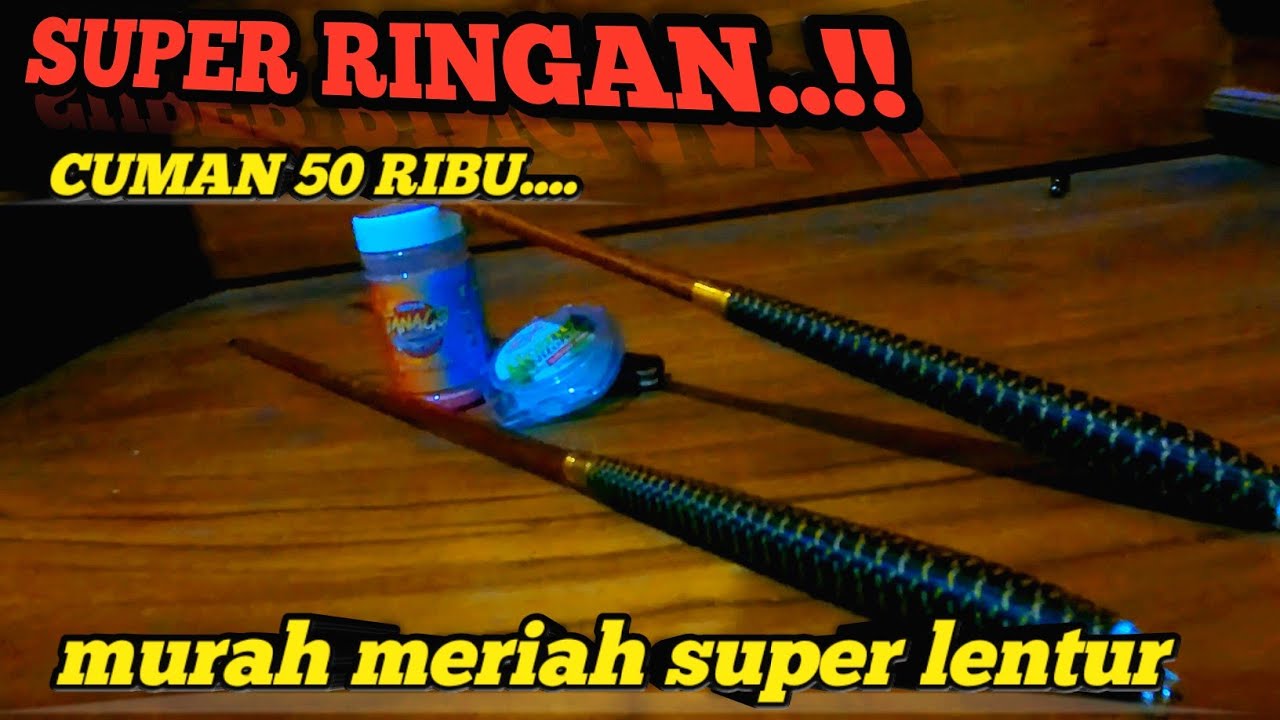 unboxing joran tegek micro fishing murah. cocok buat ikan ikan kecil