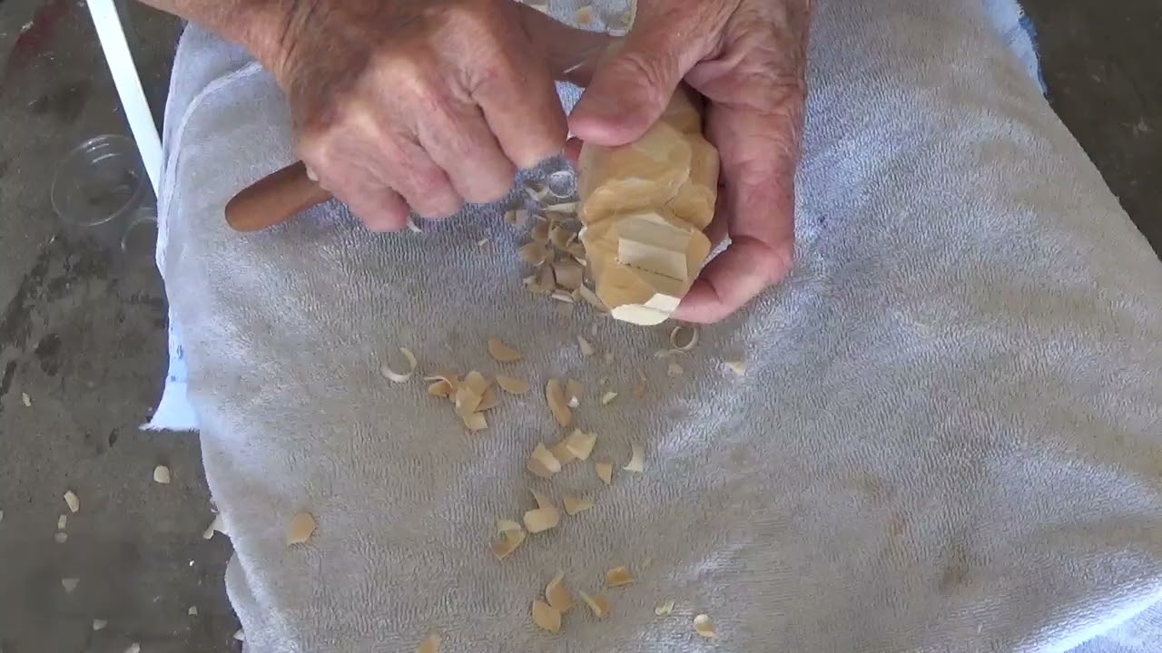 Whittling The Old World Santa And Talking Carving Part 2