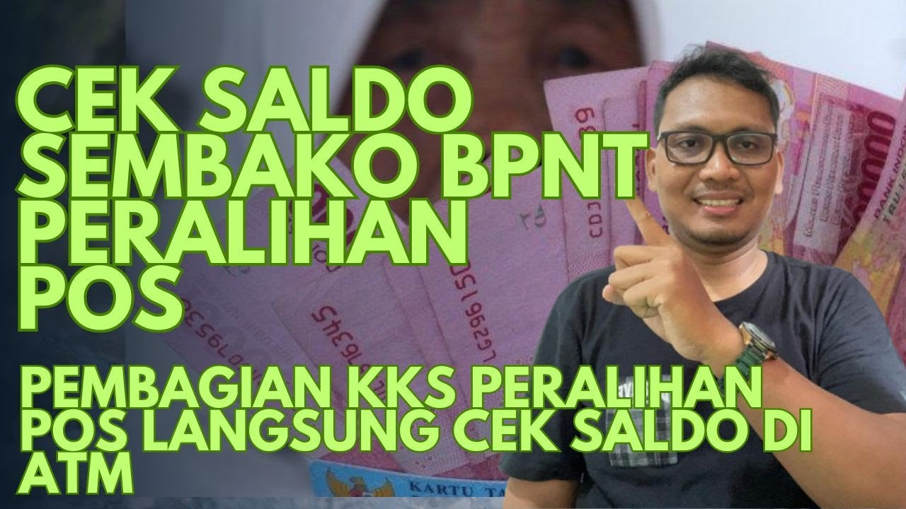 INFO HARI INI CEK SEMBAKO BPNT DI ATM, KPM PERALIHAN POS KE HIMBARA 