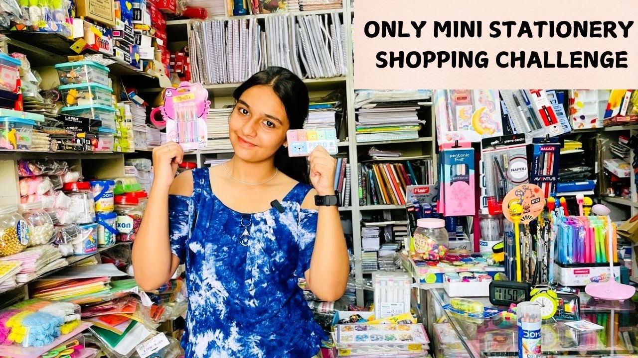 Only Mini Stationery Shopping Challenge |#learnwithpriyanshi|#shoppingchallenge