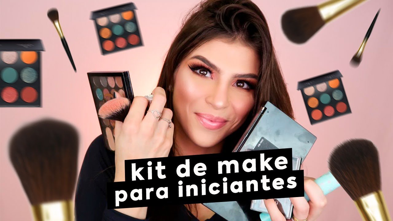 Montando um KIT de maquiagens para INICIANTES com produtos Nacionais !! ✨😱💄