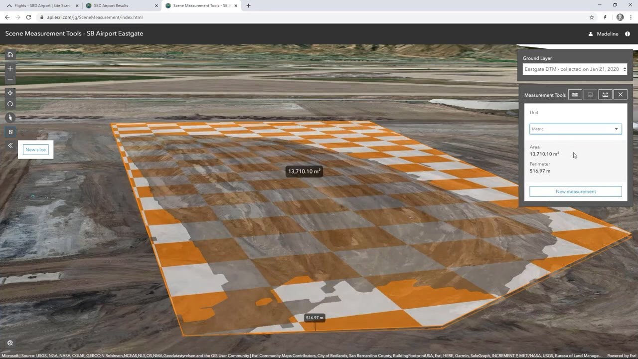 San Bernardino International Airport | Site Scan for ArcGIS Use Case