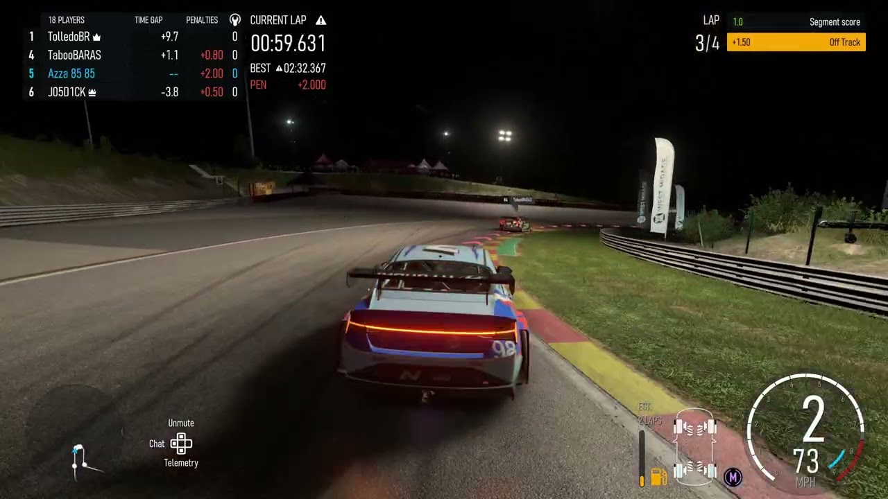 Шины сыграли решающую роль в финале игры (Forza Motorsport)