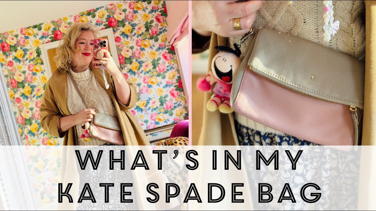 Что внутри моей сумки Kate Spade?! Обзор и содержимое!