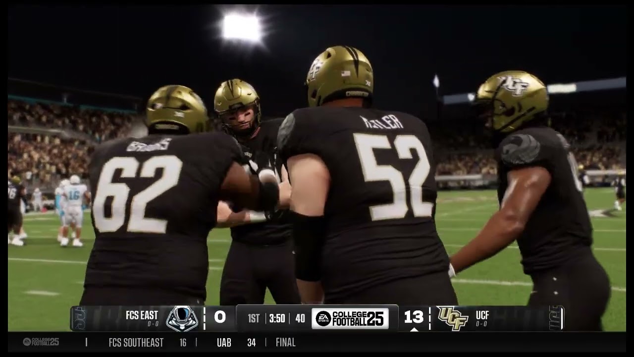 College Football 25 – 2024 – Week 1 – FCS East Astronauts At UCF Knights