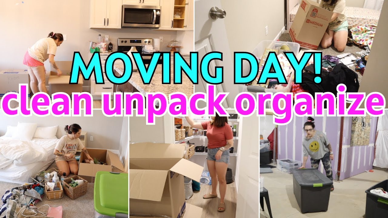 🏡 MOVING DAY! | PACK CLEAN ORGANIZE WITH ME | NEW HOUSE ORGANIZE
