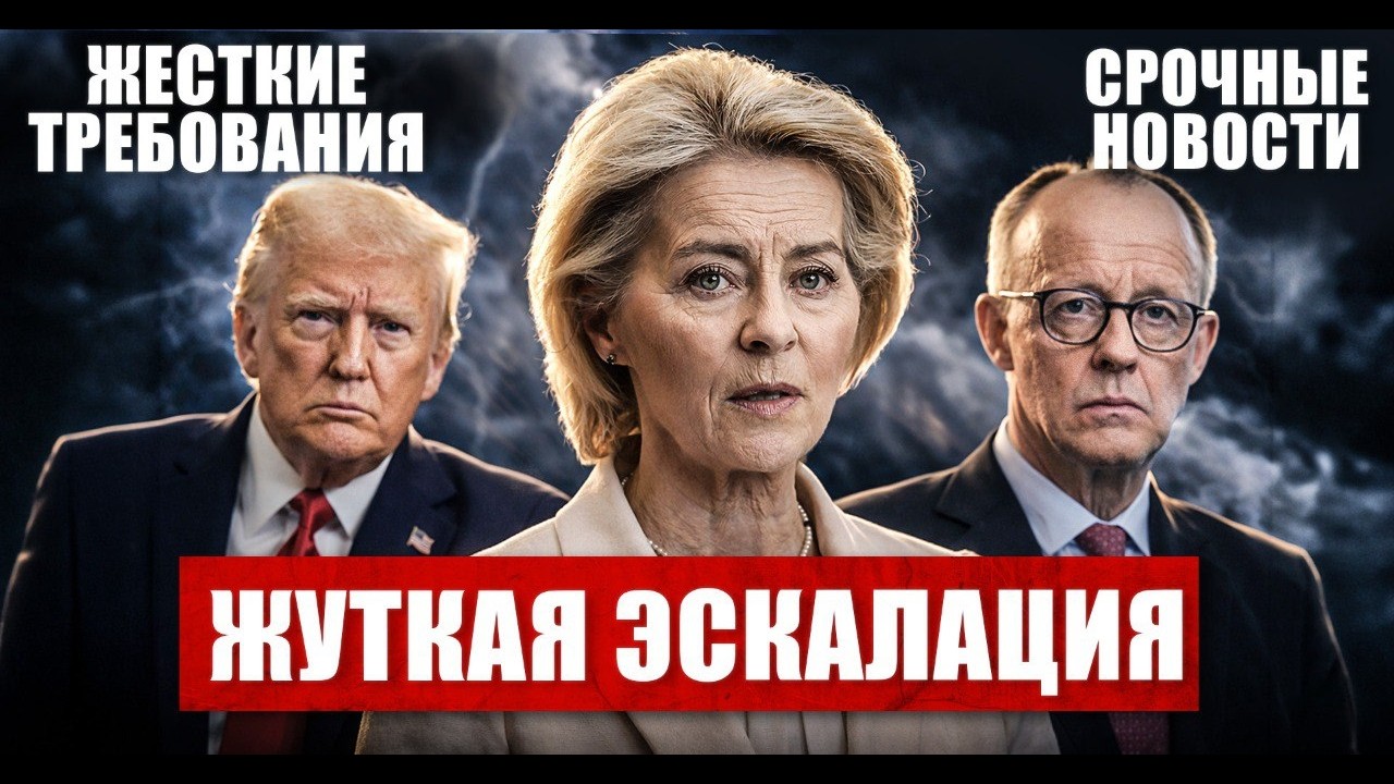 Эскалация усиливается. Жесткие требования. Невероятные перемены в Европе. Новости сегодня