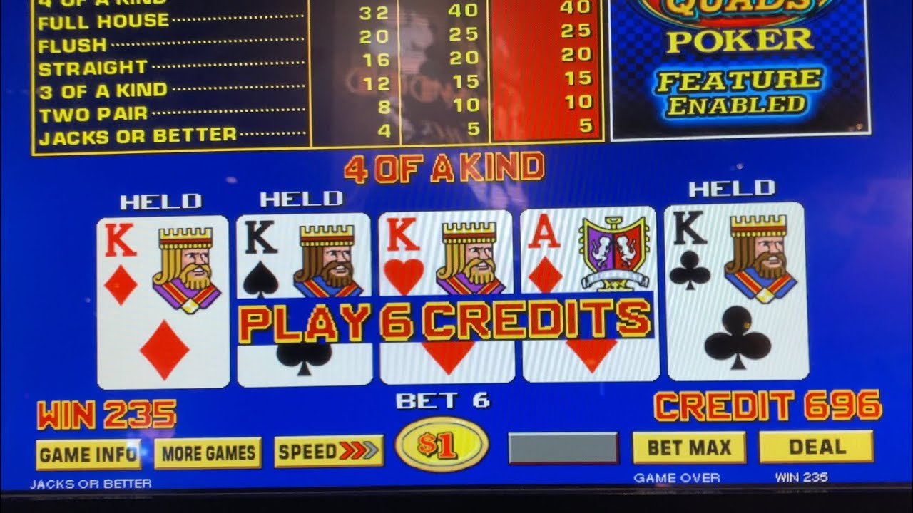 4 kings on Quick Quads. Hollywood Casino in Toledo.