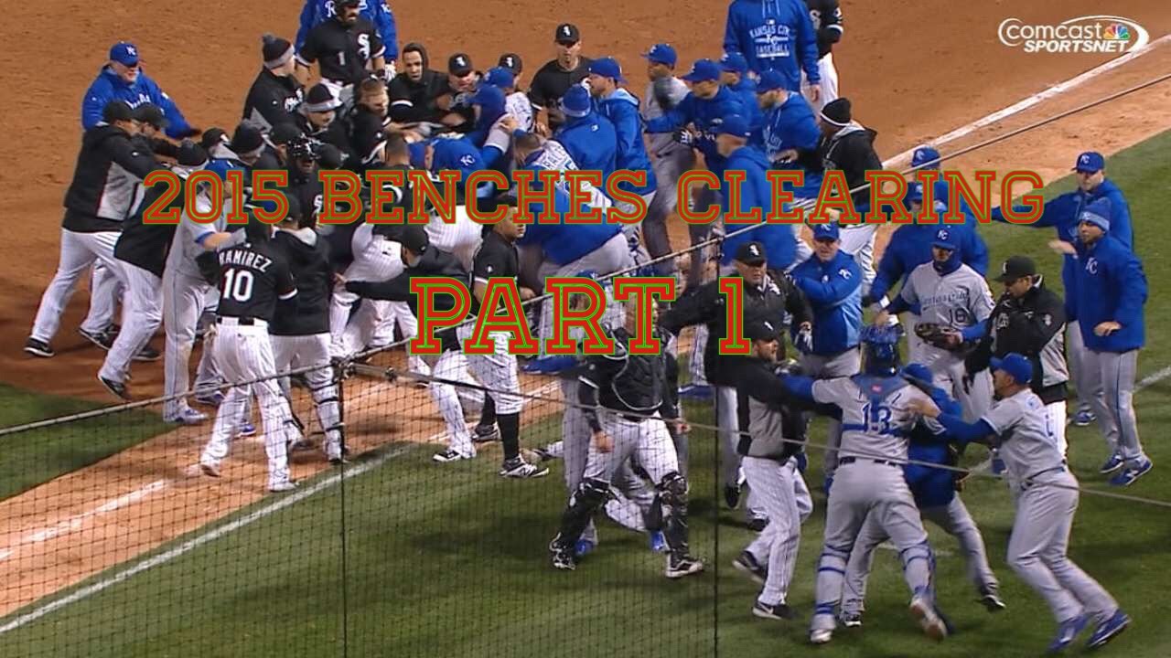 2015 MLB Bench Clearing Brawls Part 1