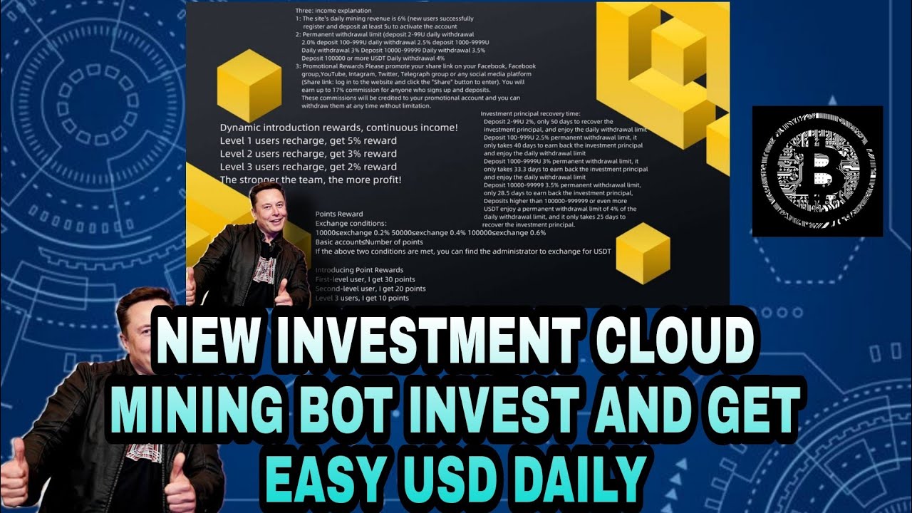 NEW INVESTMENT CLOUD MINING BOT 2022 || SUPER LEGIT AND EASY TO USE