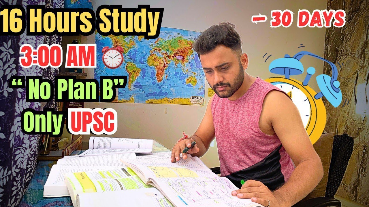 Giving Everything To UPSC 2025 | 3:00 AM 17* Hours Study