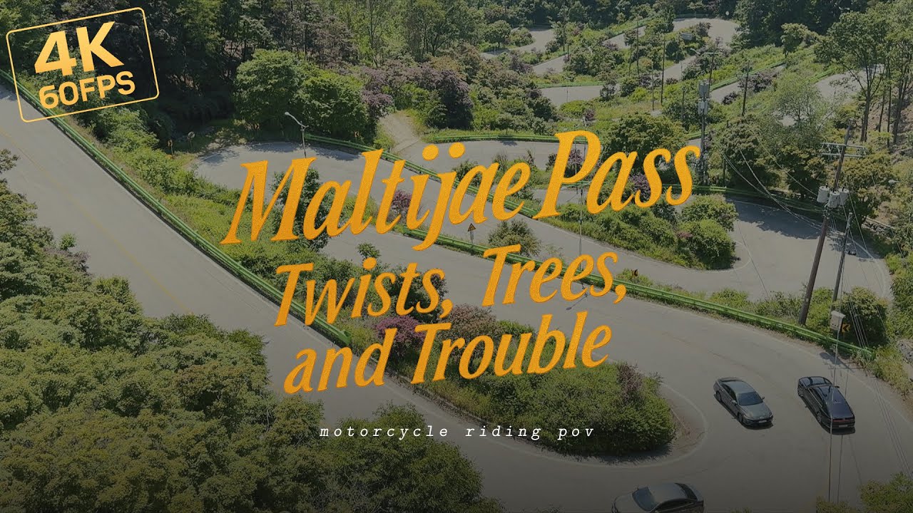 [KOREA RIDING ROUTE POV] MALTIJAE PASS : TWISTS, TREES and TROUBLE | HIDDEN CURVES MOTORCYCLE POV
