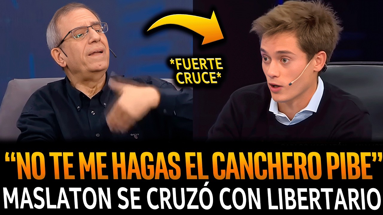 Maslaton debatio con libertario y le termino dando clases