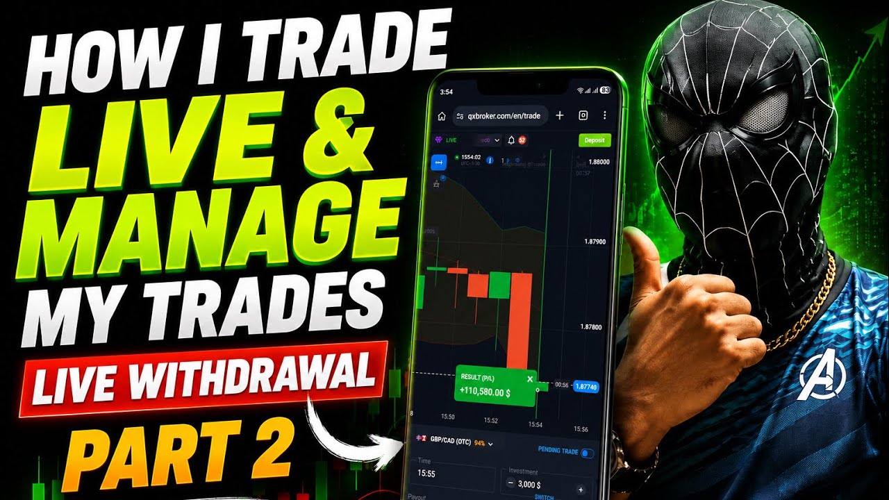Quotex Live Trade Explained Part 2🔥Strategy Inside