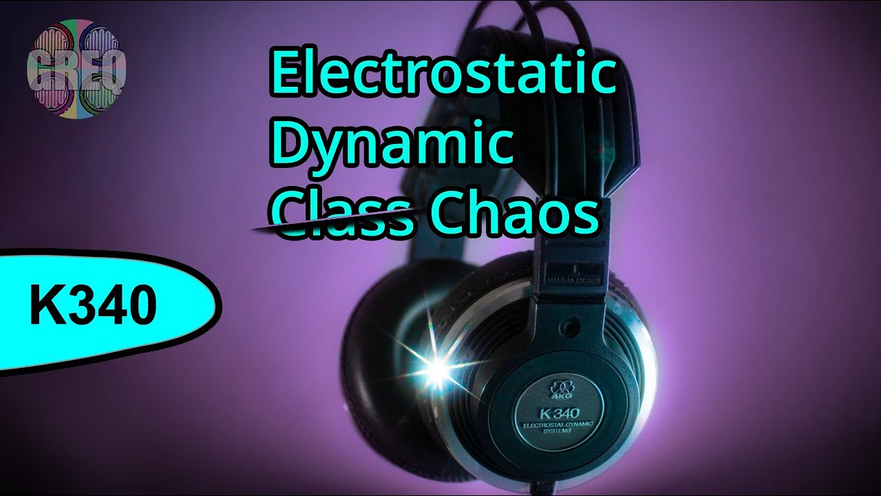 AKG K340 Review - World's First Electrostatic-Dynamic Hybrid - 1979