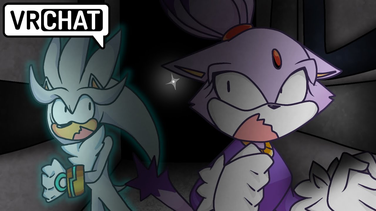 Something isn't right here! | Blaze and Silver in VRCHAT!