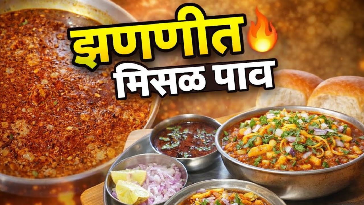 झणझणीत असलं तरीदार अशी आपली मिसळ पाव #खूप सोप्या पद्धतीने बनव #खुप टेस्टी 