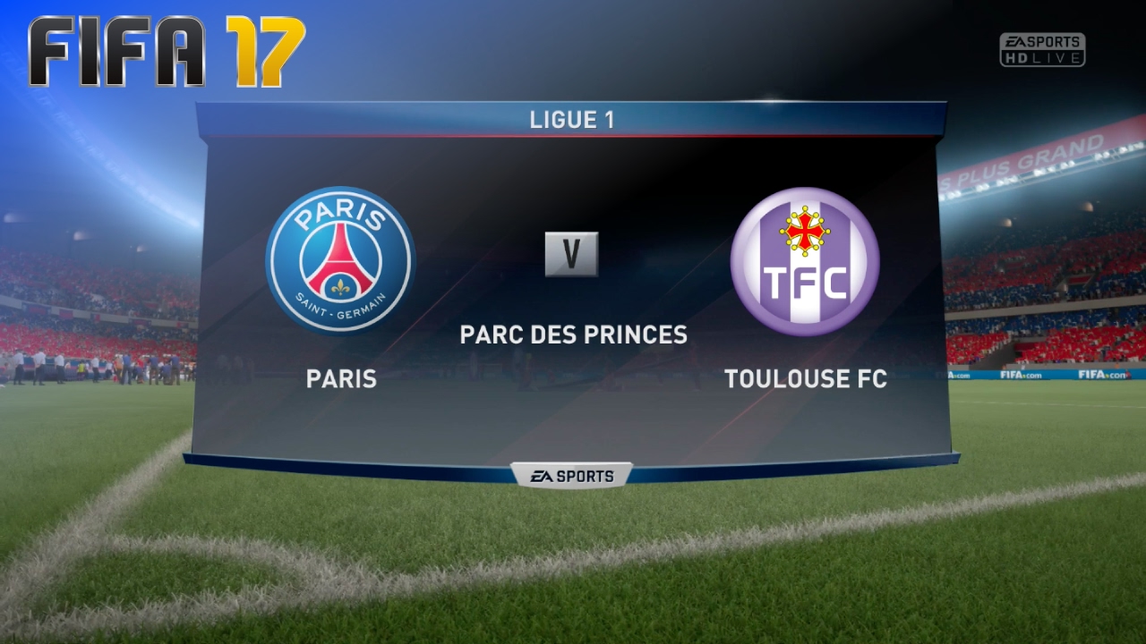 FIFA 17 - Paris Saint Germain vs. Toulouse FC @ Parc des Princes