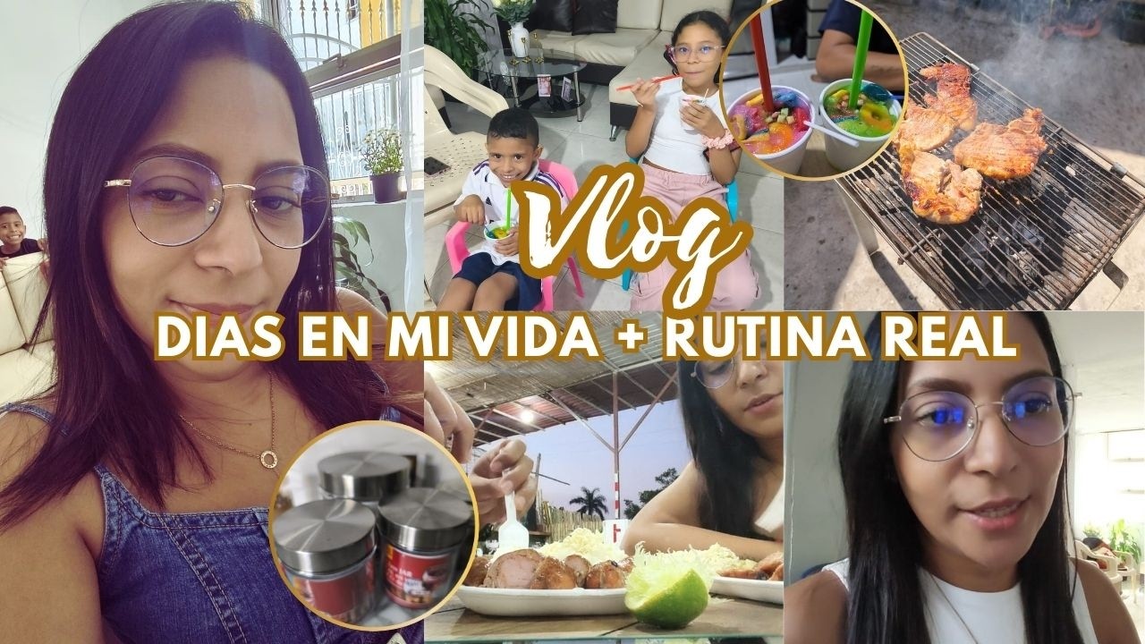 Vlog vida real en familia, asado, compras y escapadita con  mi esposo