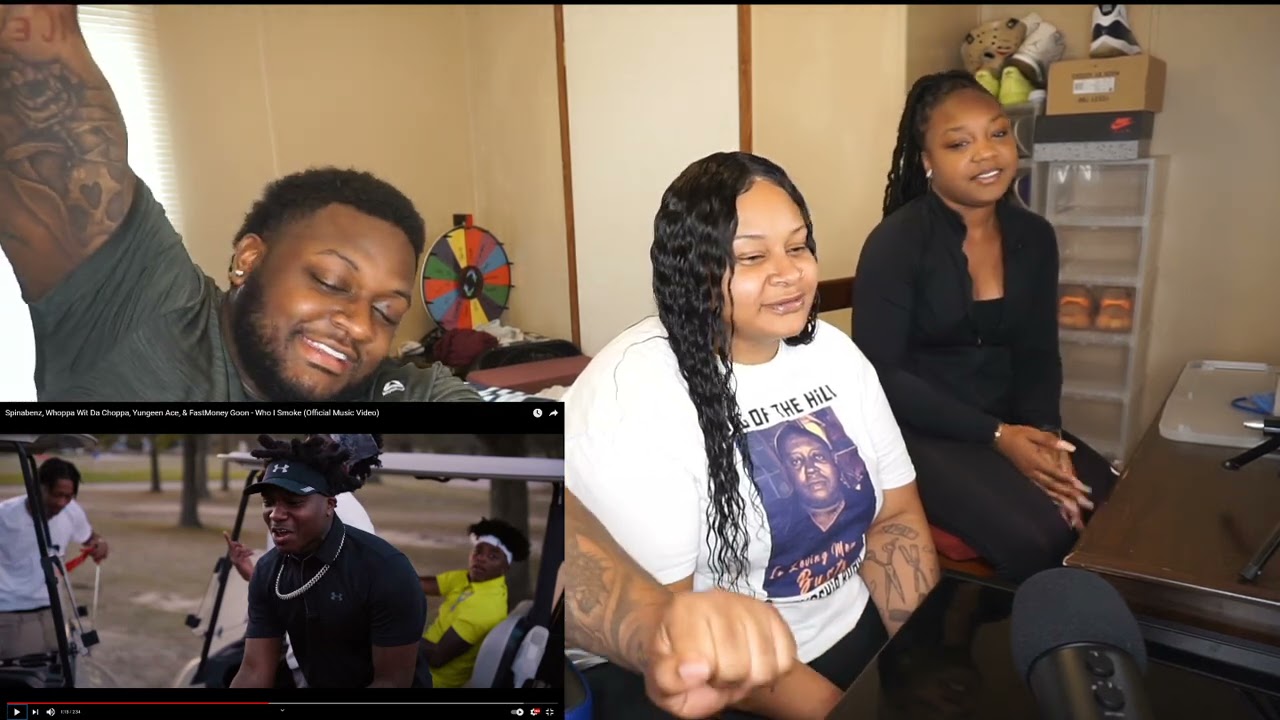 Spinabenz, Whoppa Wit Da Choppa, Yungeen Ace, & FastMoney Goon - Who I Smoke | REACTION