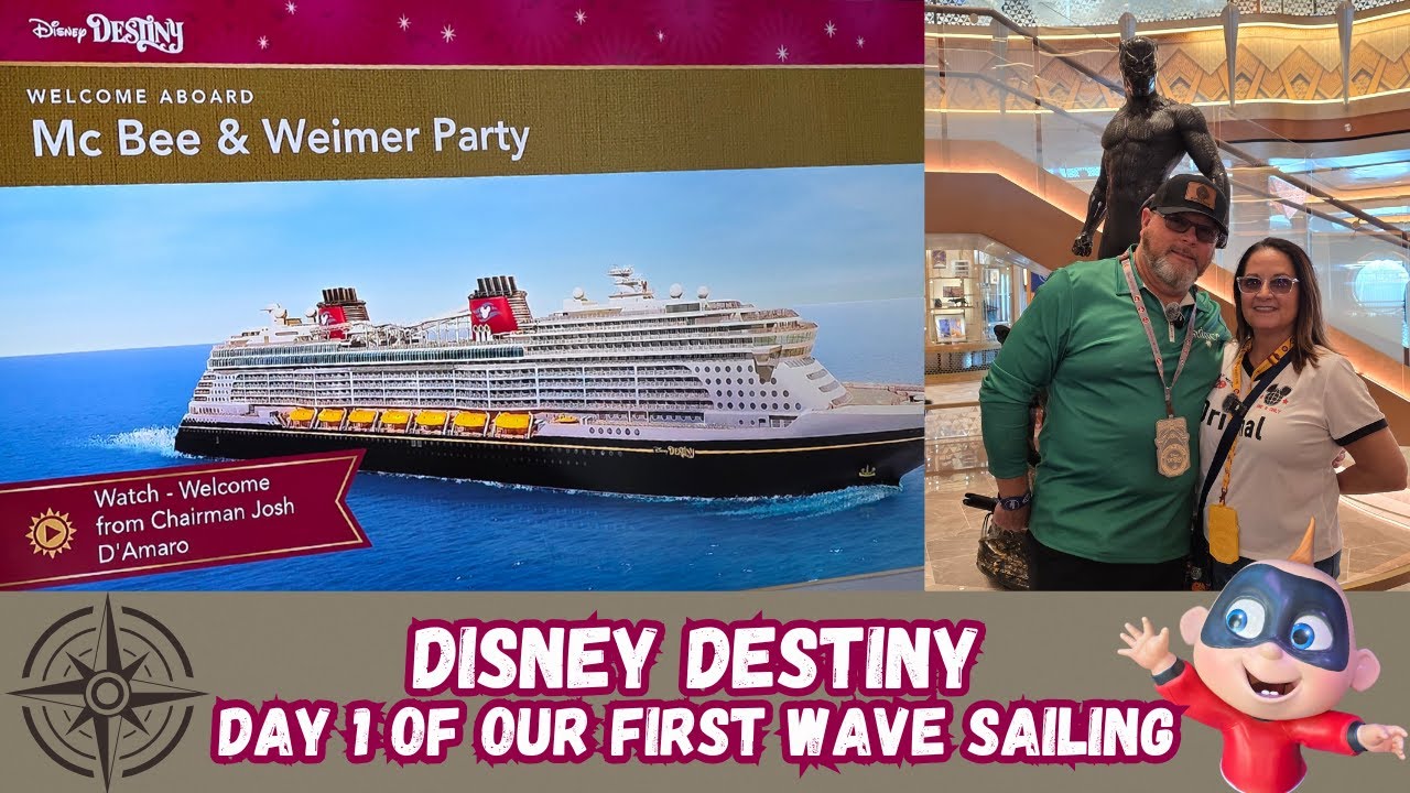 Destiny Cruise Day 1 of Our Fist Wave Sailing