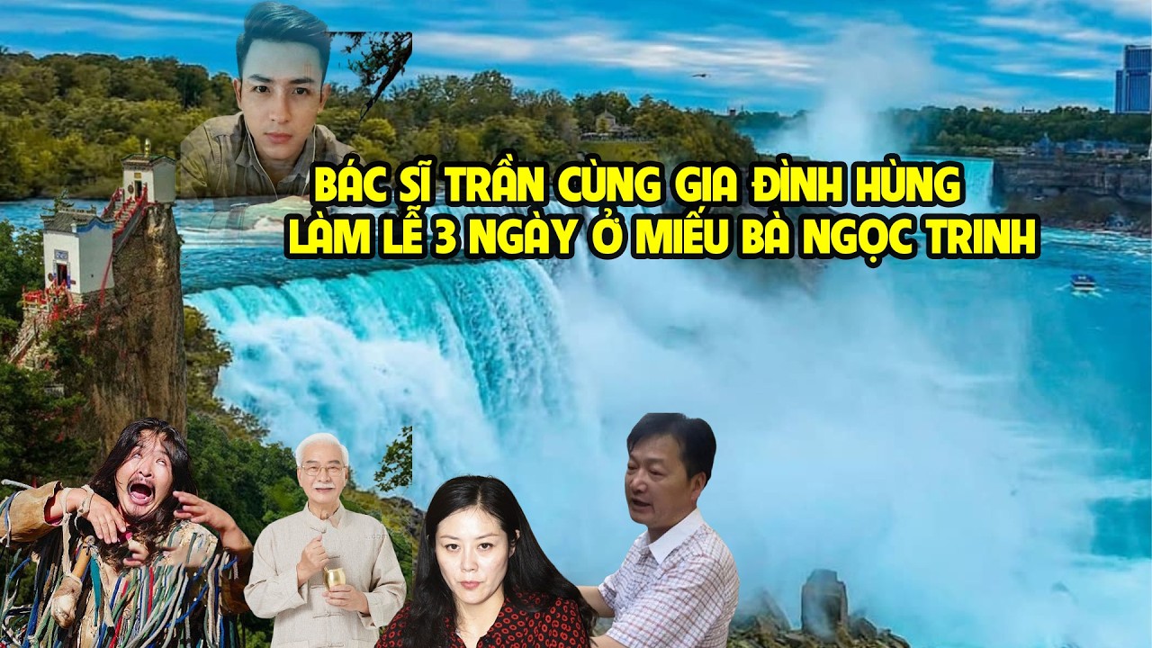 A2514 - B&Aacute;C SĨ TRẦN V&Agrave; GIA Đ&Igrave;NH H&Ugrave;NG L&Agrave;M LỄ Ở MIẾU B&Agrave; NGỌC TRINH 3 NG&Agrave;Y