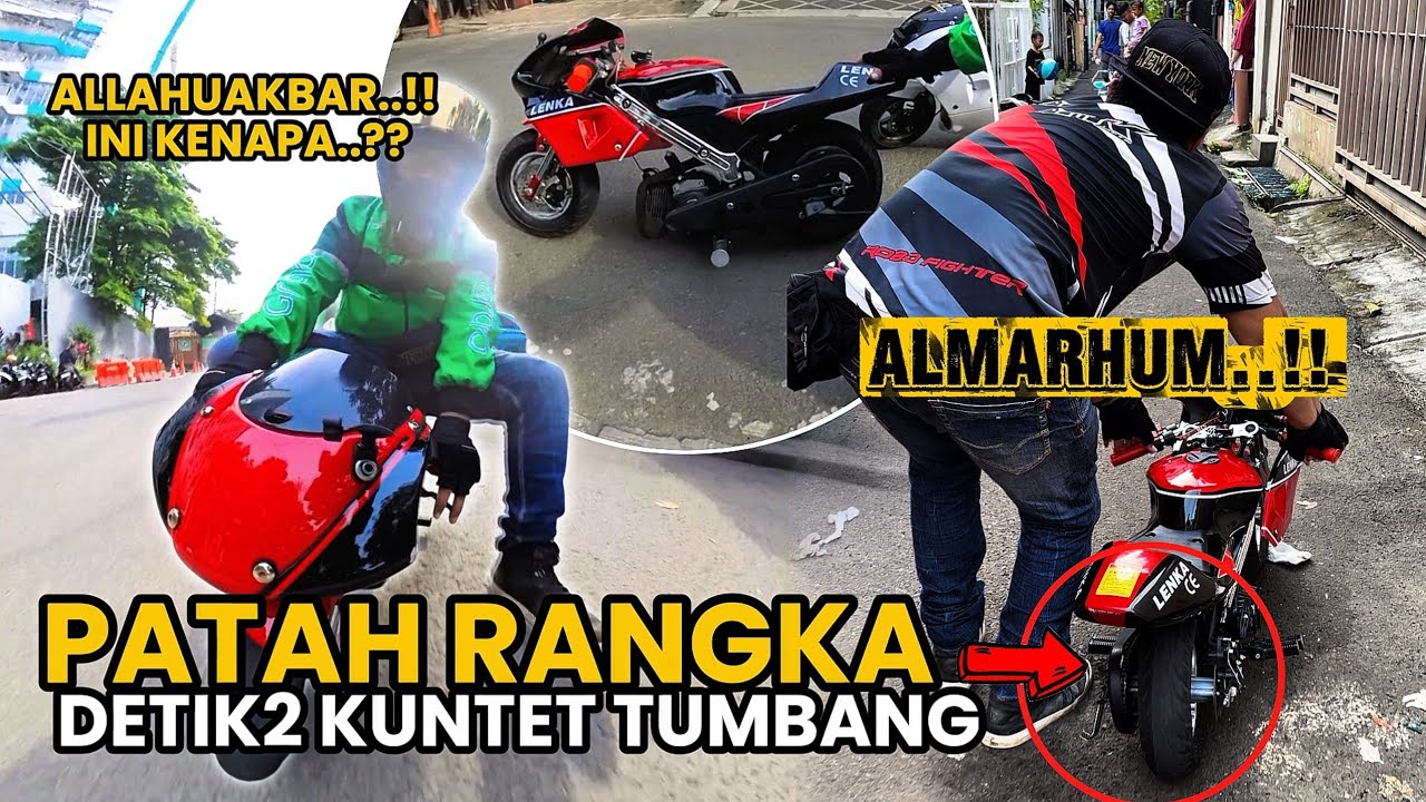 Rangka patah❗Akhir cerita kuntet sebelum masuk bengkel sungguh tragis