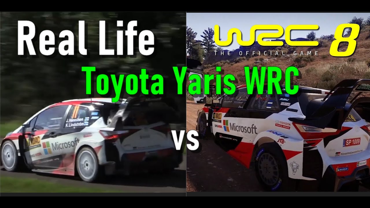 WRC 8 vs REAL LIFE - Toyota Yaris WRC [SOUND COMPARISON]