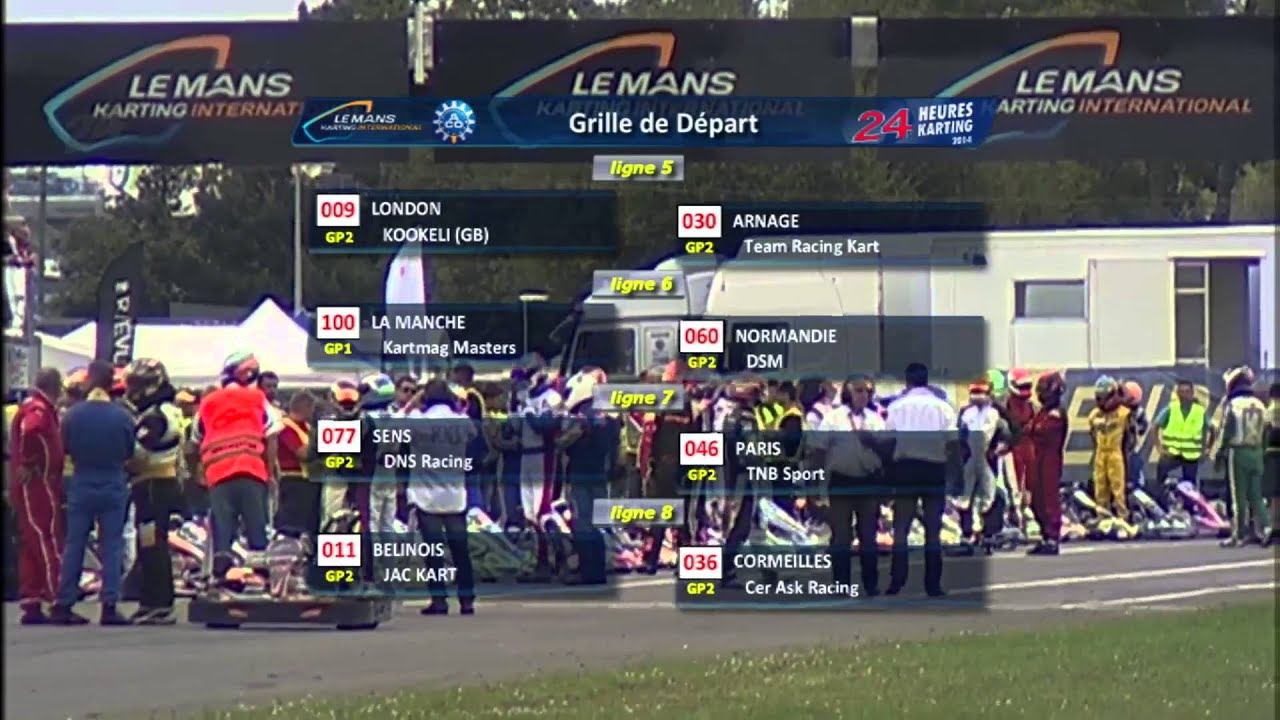 REPLAY (14h30 - 16h) : 24 Heures Karting 2014
